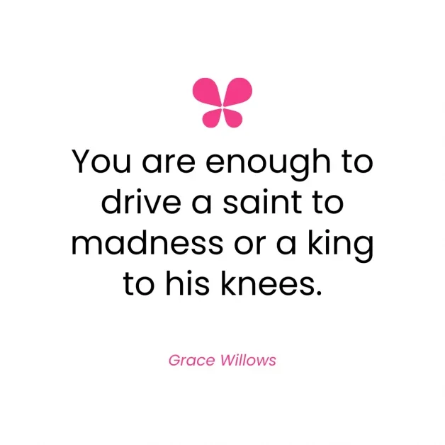 Photo by Hotica with the username @Hotica, who is a brand user,  March 19, 2024 at 3:11 PM and the text says '#hotica #quoteoftheday #GraceWillows'