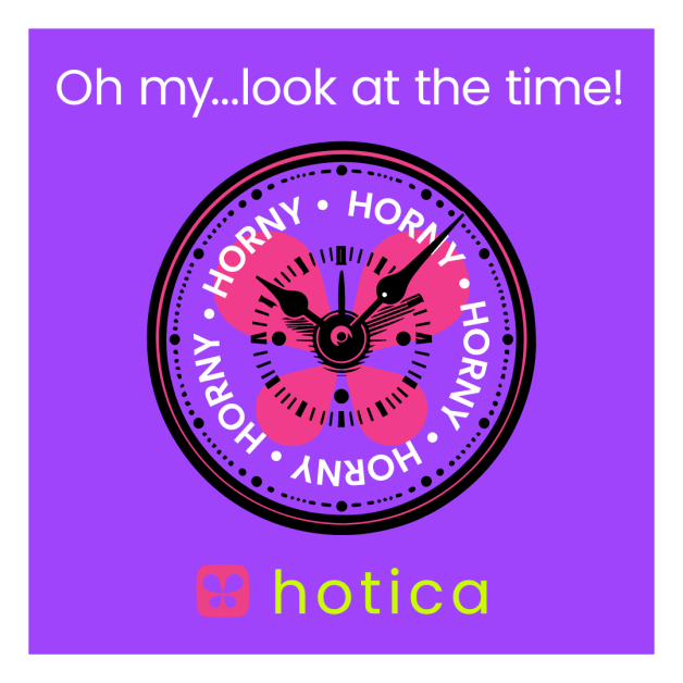 Photo by Hotica with the username @Hotica, who is a brand user,  February 8, 2024 at 12:25 PM and the text says '#hotica #meme #kinkymemes #whattimeisit'