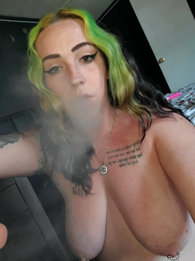 Photo by LunaJayy with the username @LunaJayy, who is a star user,  July 18, 2024 at 12:56 PM. The post is about the topic Smoking women and the text says 'Get intoxicated by my smoke'