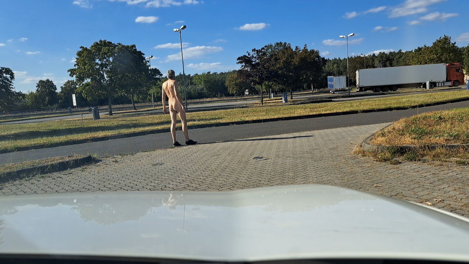 Photo by Berlin_Sub with the username @BerlinSub2023, who is a verified user,  May 27, 2024 at 9:50 AM. The post is about the topic Public  Flashing and the text says 'These are some pics from me in public.
Which one is the best ?
Your opinions, even insulting ones, are welcome under here

And what should i post next?'