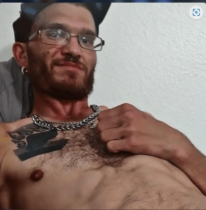 Photo by DirtyDaddyFunStuff with the username @DirtyDaddyPorn, who is a verified user,  May 1, 2024 at 10:49 PM and the text says 'Manly #muscles #hairy #butch #tats'