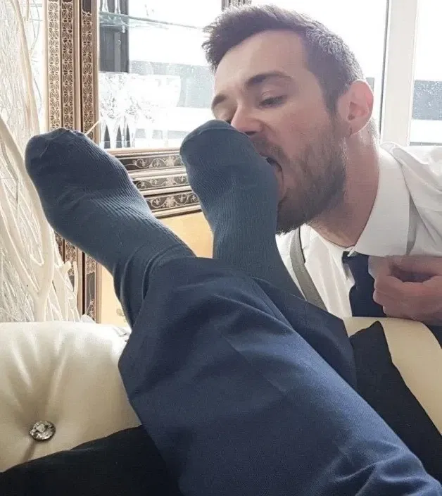 Photo by DirtyDaddyFunStuff with the username @DirtyDaddyPorn, who is a verified user,  March 14, 2024 at 8:41 PM and the text says '#hung #cocks #hairy #socks #feet #stubble'