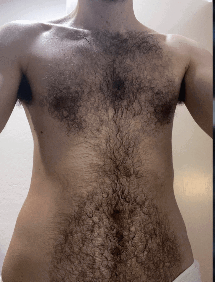 Album by DirtyDaddyFunStuff with the username @DirtyDaddyPorn, who is a verified user,  May 1, 2024 at 12:51 AM and the text says 'Men 7 #hairy #muscles #Daddies'