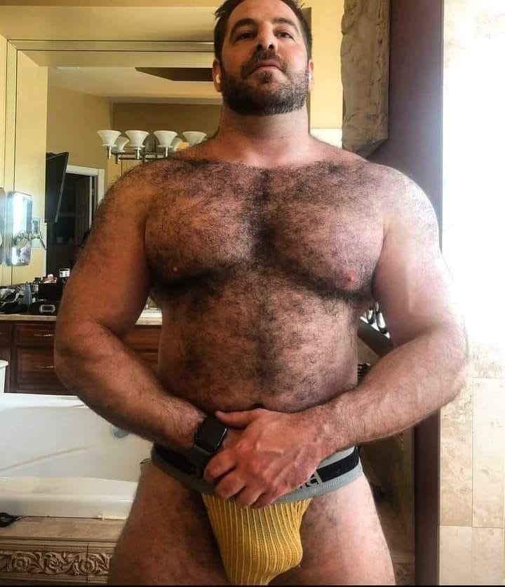 Album by DirtyDaddyFunStuff with the username @DirtyDaddyPorn, who is a verified user,  January 25, 2024 at 1:10 AM and the text says 'Hairy hunks 2'