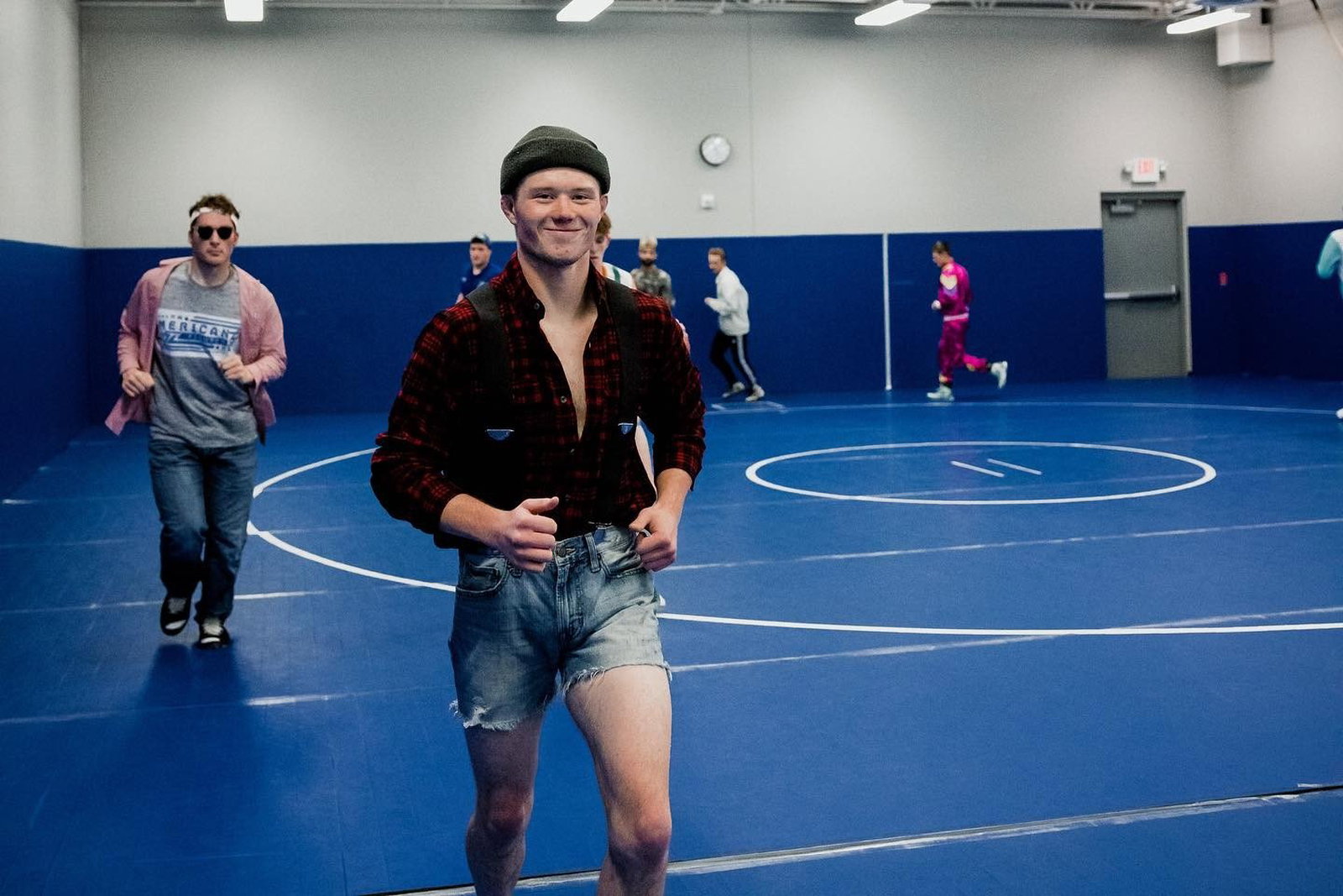Watch the Photo by DirtyDaddyFunStuff with the username @DirtyDaddyPorn, who is a verified user, posted on January 9, 2024 and the text says '#wrestling #sports #college #ginger'