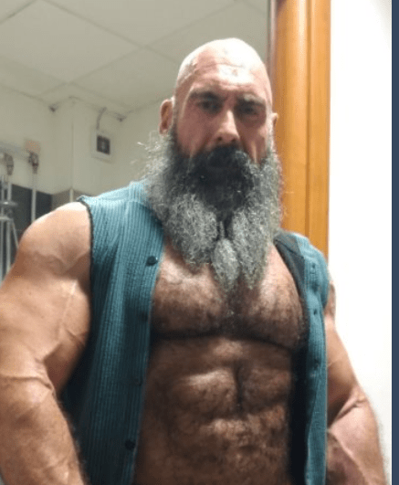 Photo by DirtyDaddyFunStuff with the username @DirtyDaddyPorn, who is a verified user,  May 1, 2024 at 11:01 PM and the text says '#hairy #muscles #manly #otters #beards #buff'