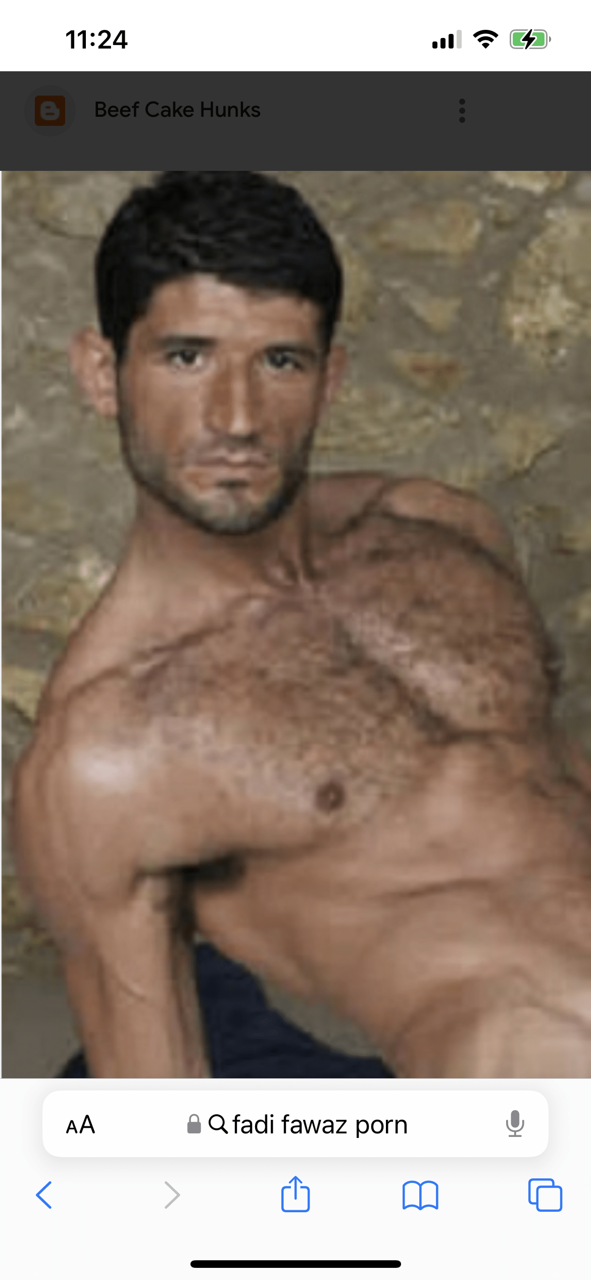 Photo by DirtyDaddyFunStuff with the username @DirtyDaddyPorn, who is a verified user,  May 6, 2024 at 10:47 PM and the text says '#HUNG #pornstar who was dating George Michael when he died.  #buff #muscles #porn #fucking #cocksucker #abs #stubble #sexy #bigears #hairy #otters #armpits'