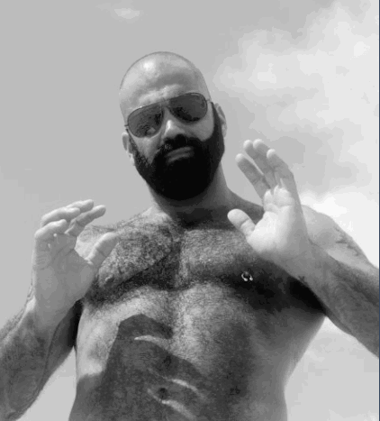 Album by DirtyDaddyFunStuff with the username @DirtyDaddyPorn, who is a verified user,  May 1, 2024 at 12:17 AM and the text says 'Men 3 #muscles #hairy #buff #otters #manly #counryboys'