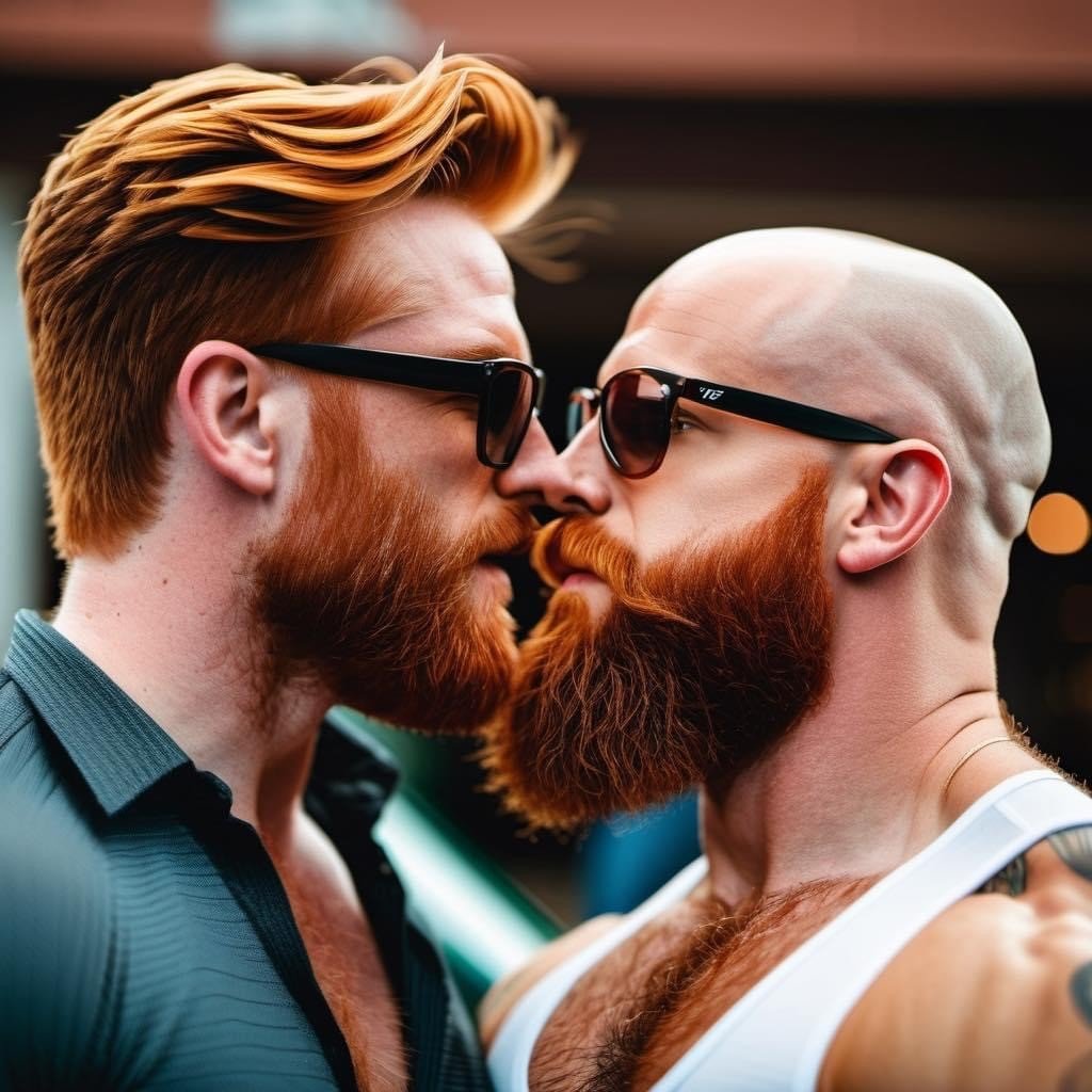 Album by DirtyDaddyFunStuff with the username @DirtyDaddyPorn, who is a verified user,  May 7, 2024 at 12:13 AM and the text says 'Hot stuff #twinks #otters #daddies #gingers'