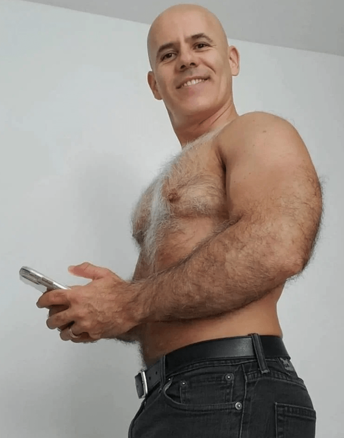 Photo by DirtyDaddyFunStuff with the username @DirtyDaddyPorn, who is a verified user,  May 2, 2024 at 8:43 PM and the text says 'Hot 19 #hairy #manly #ass'