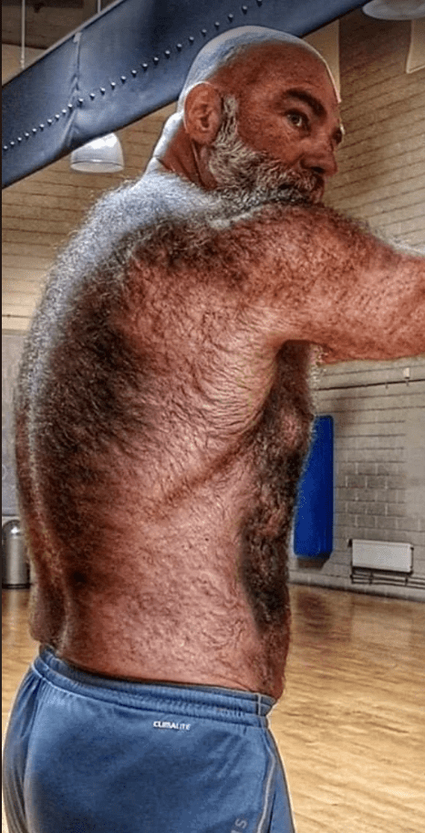 Photo by DirtyDaddyFunStuff with the username @DirtyDaddyPorn, who is a verified user,  May 2, 2024 at 8:43 PM and the text says 'Hot 19 #hairy #manly #ass'