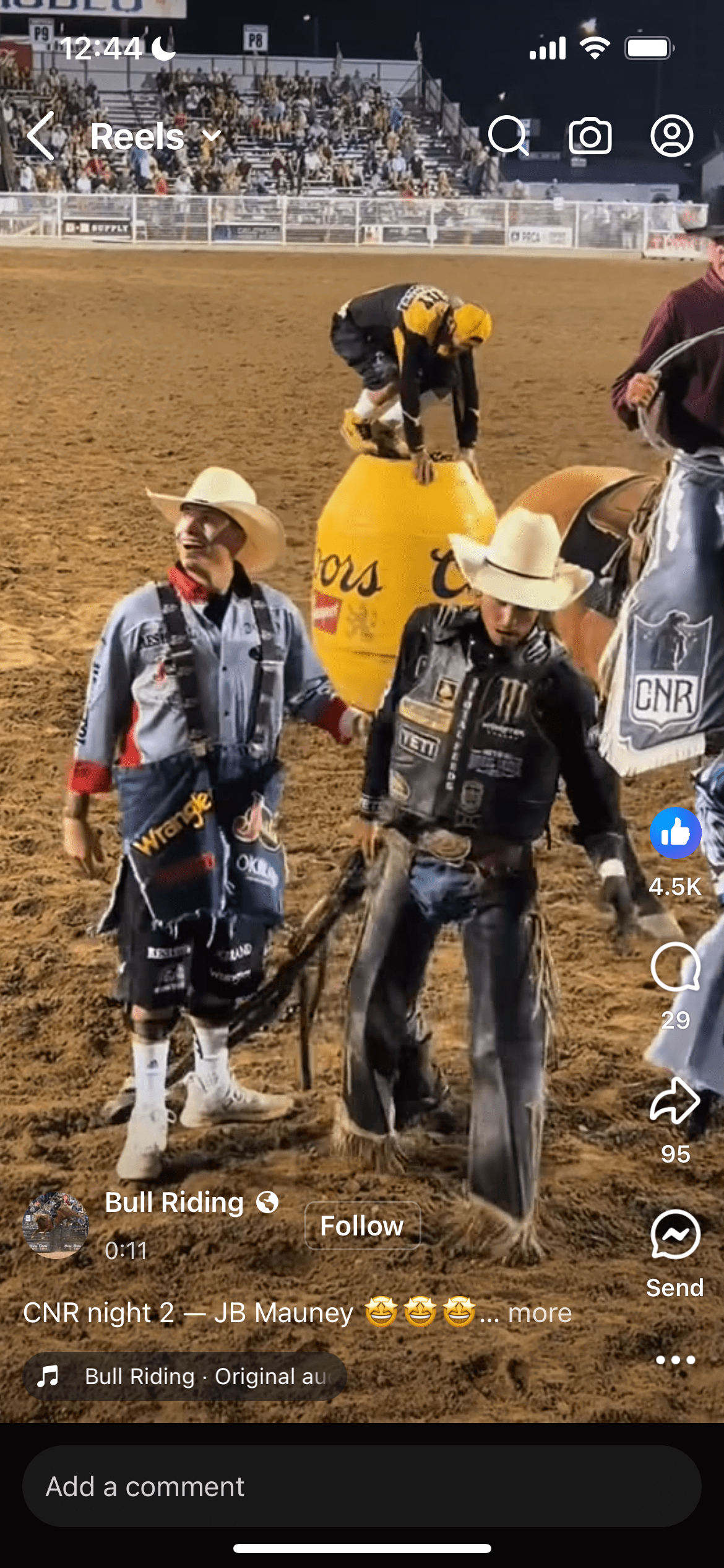 Album by DirtyDaddyFunStuff with the username @DirtyDaddyPorn, who is a verified user,  June 13, 2024 at 6:48 PM and the text says '#Rodeo #sports #leather #cowboys #countryboys #rough'