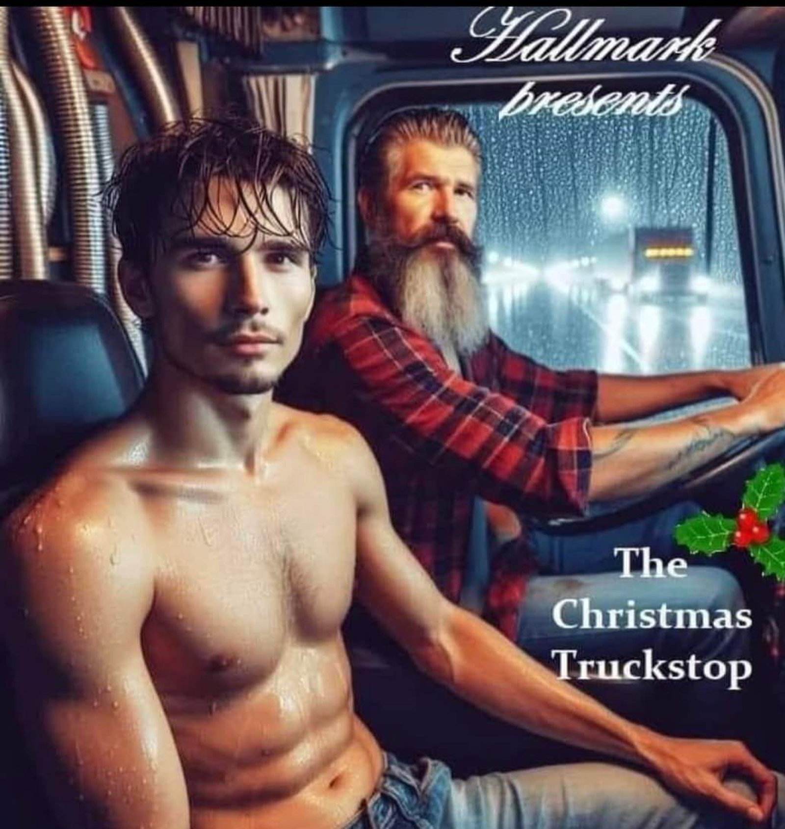 Photo by DirtyDaddyFunStuff with the username @DirtyDaddyPorn, who is a verified user,  January 7, 2024 at 9:49 PM and the text says '#santa #vintage #hairy #uniforms #truckers #moviestars'