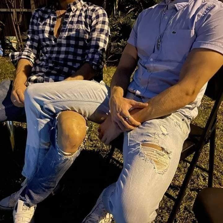 Album by DirtyDaddyFunStuff with the username @DirtyDaddyPorn, who is a verified user,  April 28, 2024 at 8:52 PM and the text says 'Hot 1 #mexico #mexican #cowboys #countryboys'