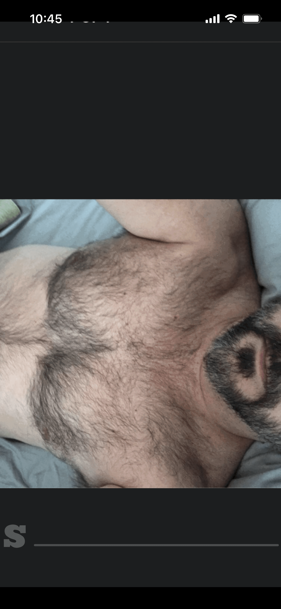 Album by DirtyDaddyFunStuff with the username @DirtyDaddyPorn, who is a verified user,  May 5, 2024 at 8:11 PM and the text says '#hairy and #funny'