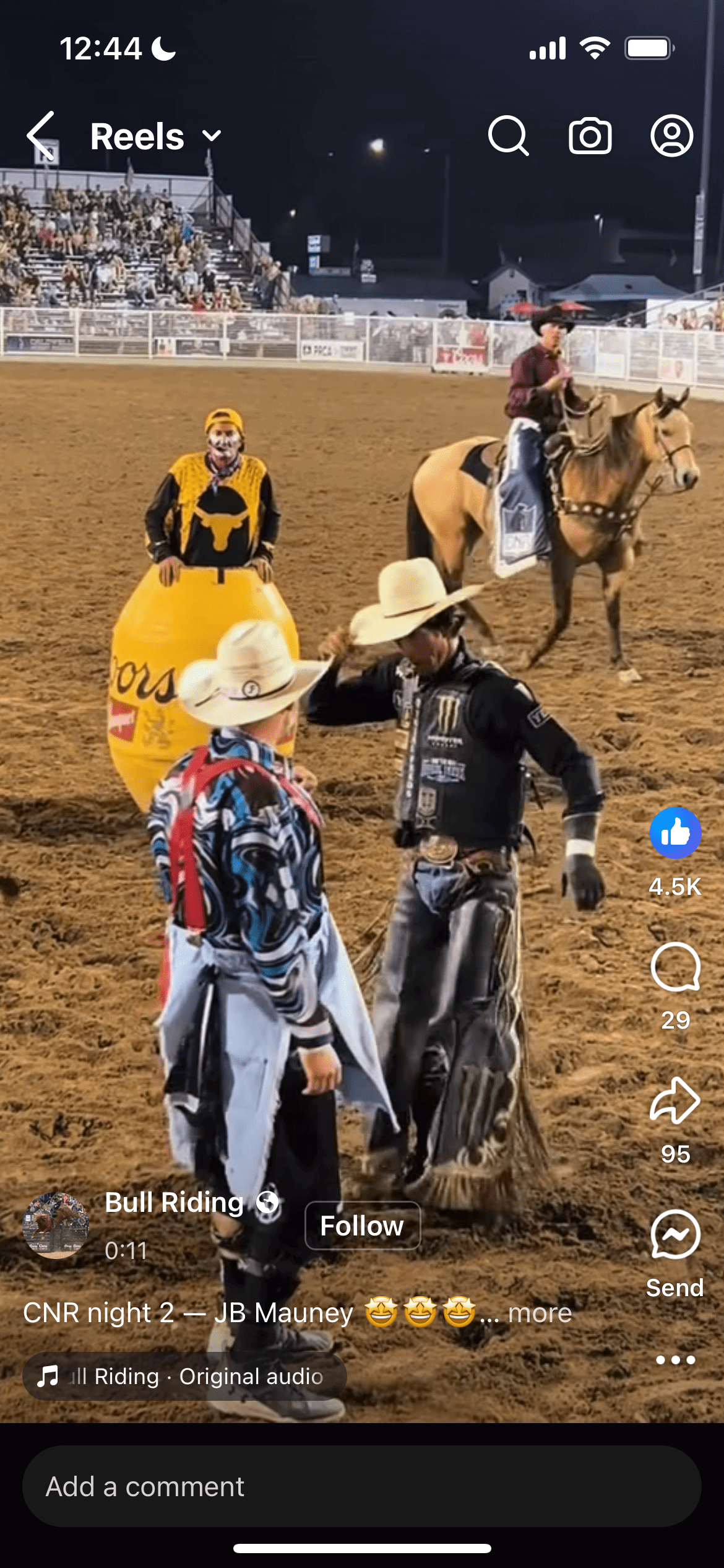 Album by DirtyDaddyFunStuff with the username @DirtyDaddyPorn, who is a verified user,  June 13, 2024 at 6:48 PM and the text says '#Rodeo #sports #leather #cowboys #countryboys #rough'