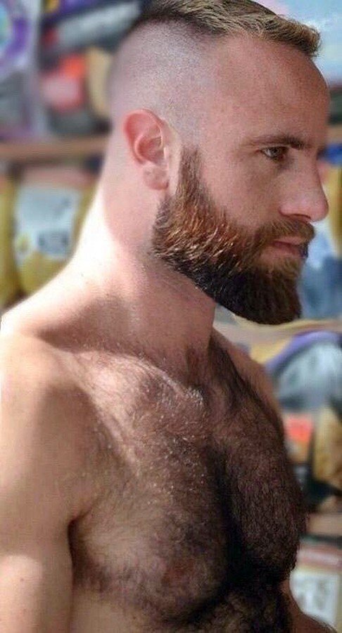 Photo by DirtyDaddyFunStuff with the username @DirtyDaddyPorn, who is a verified user,  April 28, 2024 at 5:52 PM and the text says '#hairy 3 #gingers #armpits #stubble #daddies #manly #furry #beards'