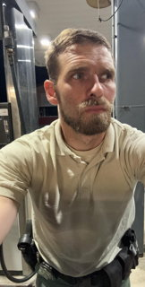 Photo by DirtyDaddyFunStuff with the username @DirtyDaddyPorn, who is a verified user,  June 12, 2024 at 1:06 AM and the text says '#military #manly #daddy #muscles #buff #beards #hairy'