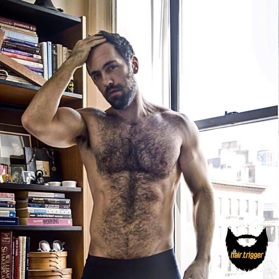 Photo by DirtyDaddyFunStuff with the username @DirtyDaddyPorn, who is a verified user,  May 12, 2024 at 10:29 PM and the text says 'Hot and #hairy #muscles #jockstraps #beards'