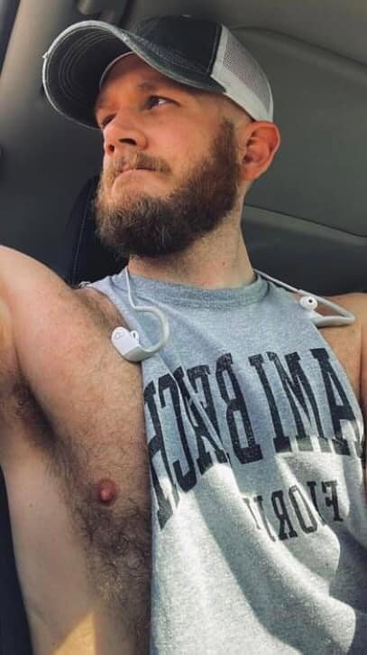 Photo by DirtyDaddyFunStuff with the username @DirtyDaddyPorn, who is a verified user,  January 9, 2024 at 6:18 PM and the text says '#farmers #countryboys #cowboys #muscles #tats #armpits #hairy'
