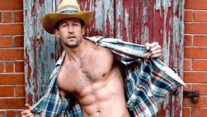 Photo by DirtyDaddyFunStuff with the username @DirtyDaddyPorn, who is a verified user,  February 16, 2024 at 12:27 AM and the text says 'Cowboys on the Farm #farm #farmers #cowboys #countryboys #fucking #hung #hairy #butch #twinks  #hairy #otters'