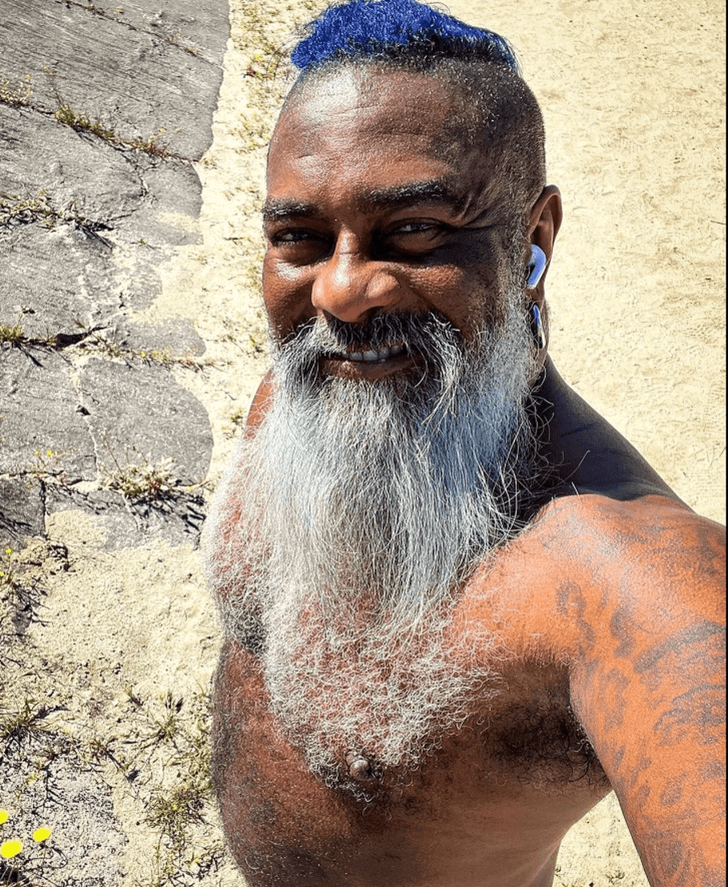 Photo by DirtyDaddyFunStuff with the username @DirtyDaddyPorn, who is a verified user,  May 2, 2024 at 12:17 AM and the text says 'Odd Mix #art #hairy #manly #beards'
