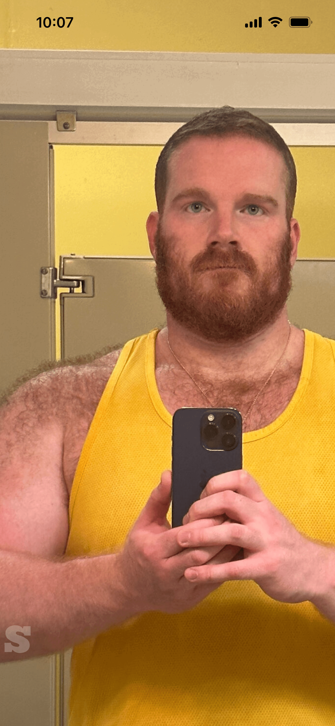 Album by DirtyDaddyFunStuff with the username @DirtyDaddyPorn, who is a verified user,  June 30, 2024 at 12:51 AM and the text says 'Hot 20 #hairy #bears #muscles'