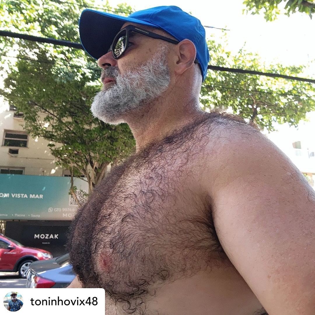 Photo by DirtyDaddyFunStuff with the username @DirtyDaddyPorn, who is a verified user,  April 28, 2024 at 11:16 PM and the text says '#hairy #daddies'