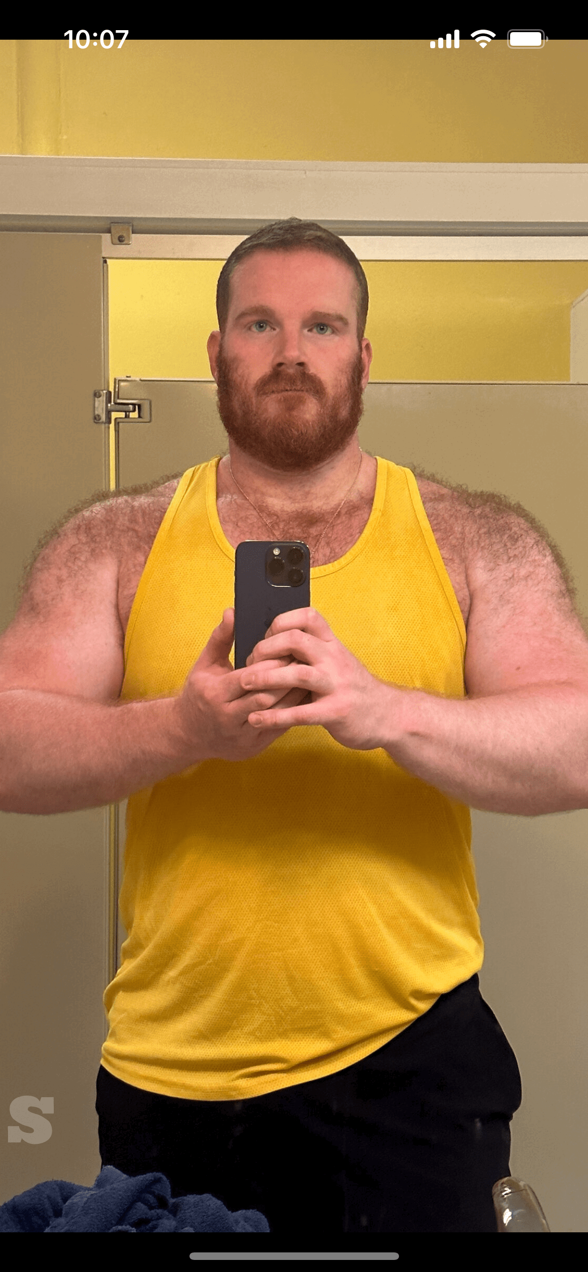 Album by DirtyDaddyFunStuff with the username @DirtyDaddyPorn, who is a verified user,  June 30, 2024 at 12:51 AM and the text says 'Hot 20 #hairy #bears #muscles'