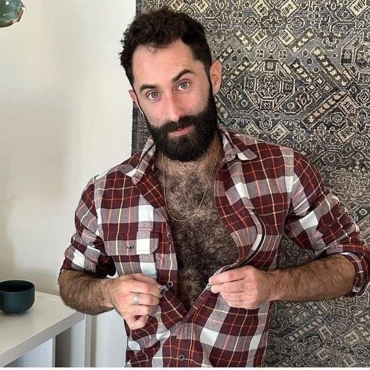 Photo by DirtyDaddyFunStuff with the username @DirtyDaddyPorn, who is a verified user,  March 5, 2024 at 12:22 AM and the text says '#hairy #muscles and sexy #underwear.  #otters #beards'