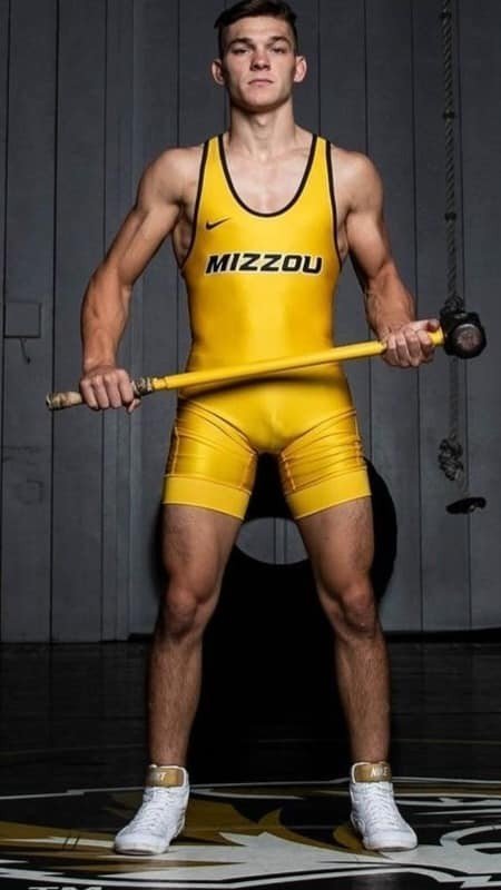 Photo by DirtyDaddyFunStuff with the username @DirtyDaddyPorn, who is a verified user,  April 27, 2024 at 12:41 AM and the text says '#Wrestling 4 #singlets #spandex #muscles #sweat #tats #mustaches #sports #buff #baskets #bulges #armpits'