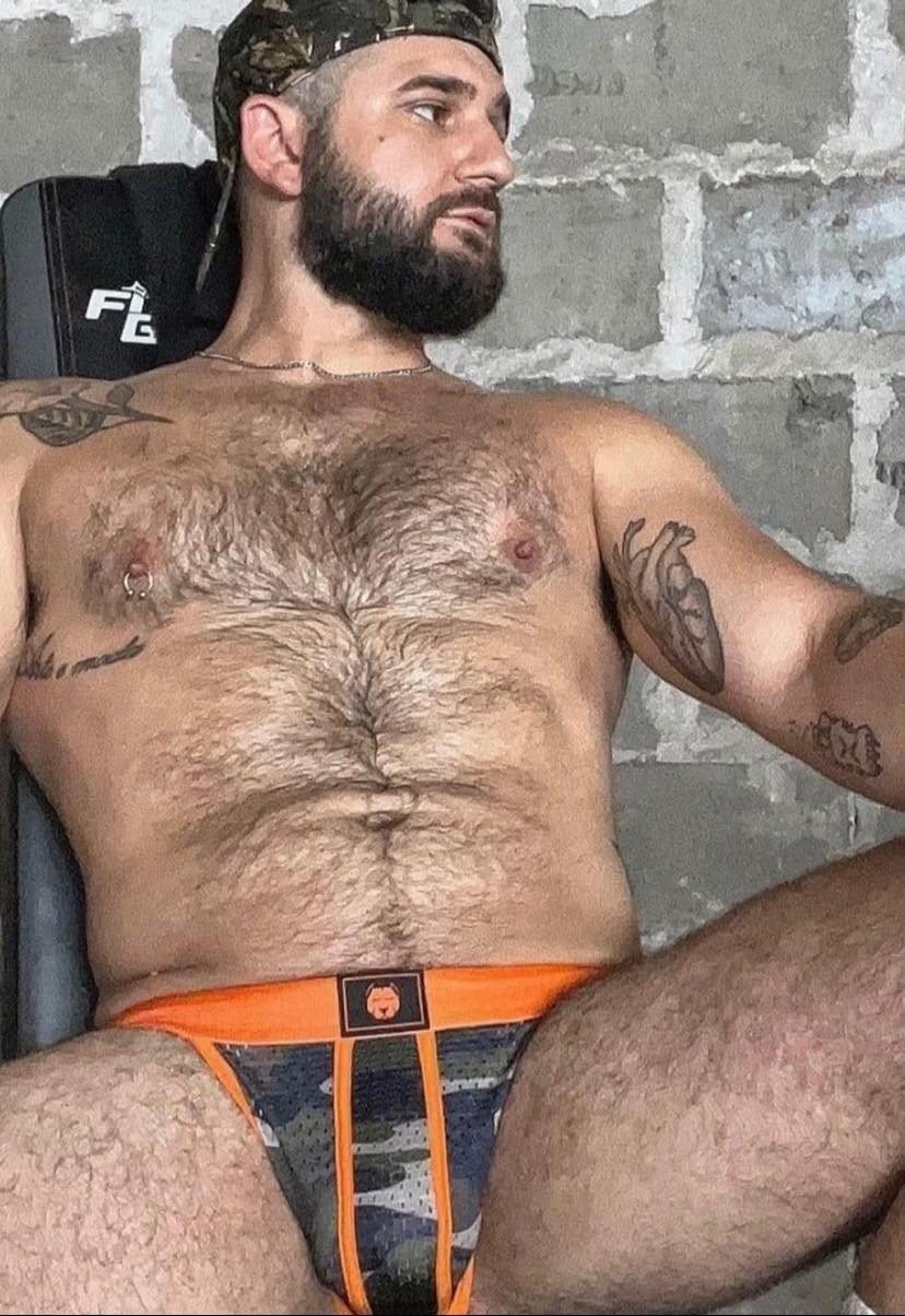 Photo by DirtyDaddyFunStuff with the username @DirtyDaddyPorn, who is a verified user,  April 22, 2024 at 8:53 PM and the text says 'Hot Mix 17 #hairy #stubble #ass #eatingass #otters #daddies #daddy #hung #uncut'