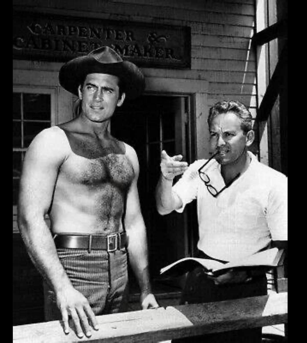 Photo by DirtyDaddyFunStuff with the username @DirtyDaddyPorn, who is a verified user,  January 4, 2024 at 7:42 PM and the text says '#vintage #hairy #cowboy #moviestars'