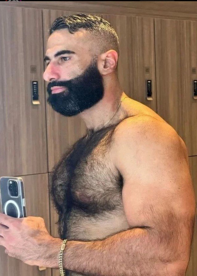 Album by DirtyDaddyFunStuff with the username @DirtyDaddyPorn, who is a verified user,  April 3, 2024 at 5:45 PM and the text says 'Hot and #hairy 1'