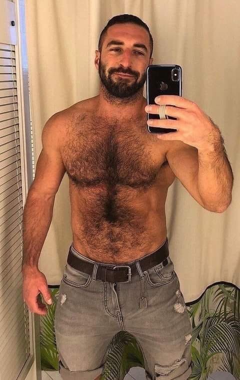 Album by DirtyDaddyFunStuff with the username @DirtyDaddyPorn, who is a verified user,  June 9, 2024 at 12:24 AM and the text says 'Hot 23 #hairy #bears'