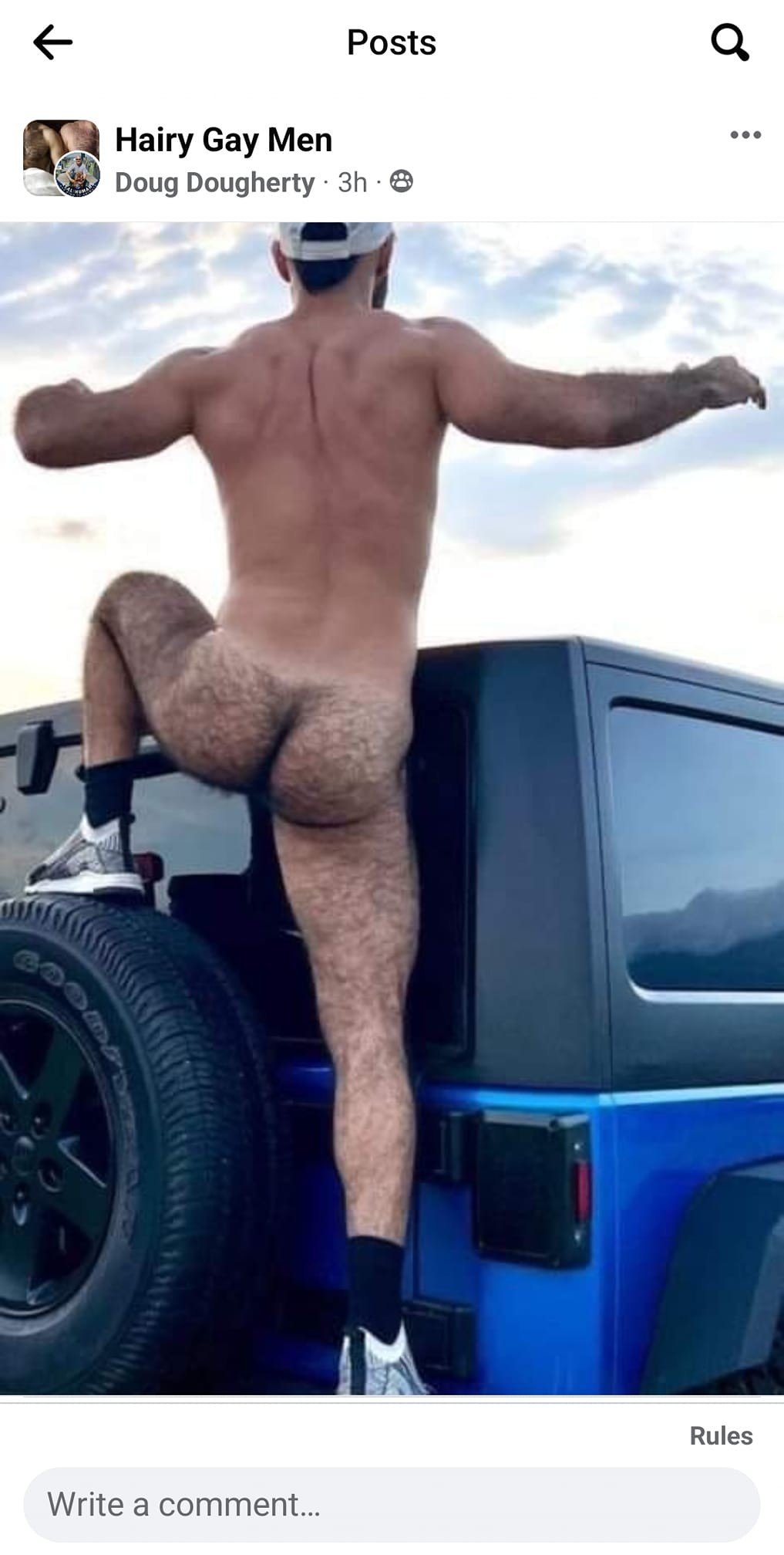 Photo by DirtyDaddyFunStuff with the username @DirtyDaddyPorn, who is a verified user,  February 24, 2024 at 1:15 AM and the text says '#hairy hotties'