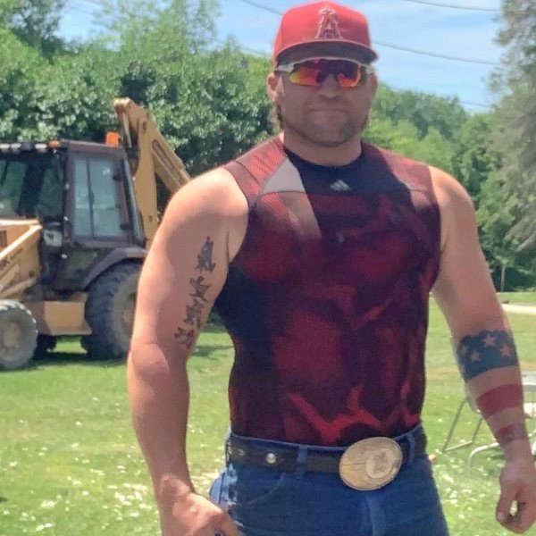 Photo by DirtyDaddyFunStuff with the username @DirtyDaddyPorn, who is a verified user,  January 28, 2024 at 8:24 PM and the text says '#Cowboys and #countryboys 47'