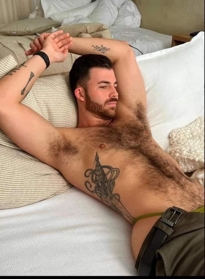 Photo by DirtyDaddyFunStuff with the username @DirtyDaddyPorn, who is a verified user,  April 4, 2024 at 10:47 PM and the text says 'Hot Variey 10  #manly #daddies #hairy #muscles #armpits #beards'