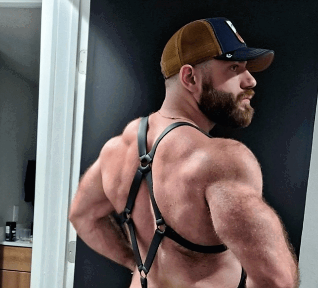 Album by DirtyDaddyFunStuff with the username @DirtyDaddyPorn, who is a verified user,  May 1, 2024 at 12:17 AM and the text says 'Men 3 #muscles #hairy #buff #otters #manly #counryboys'