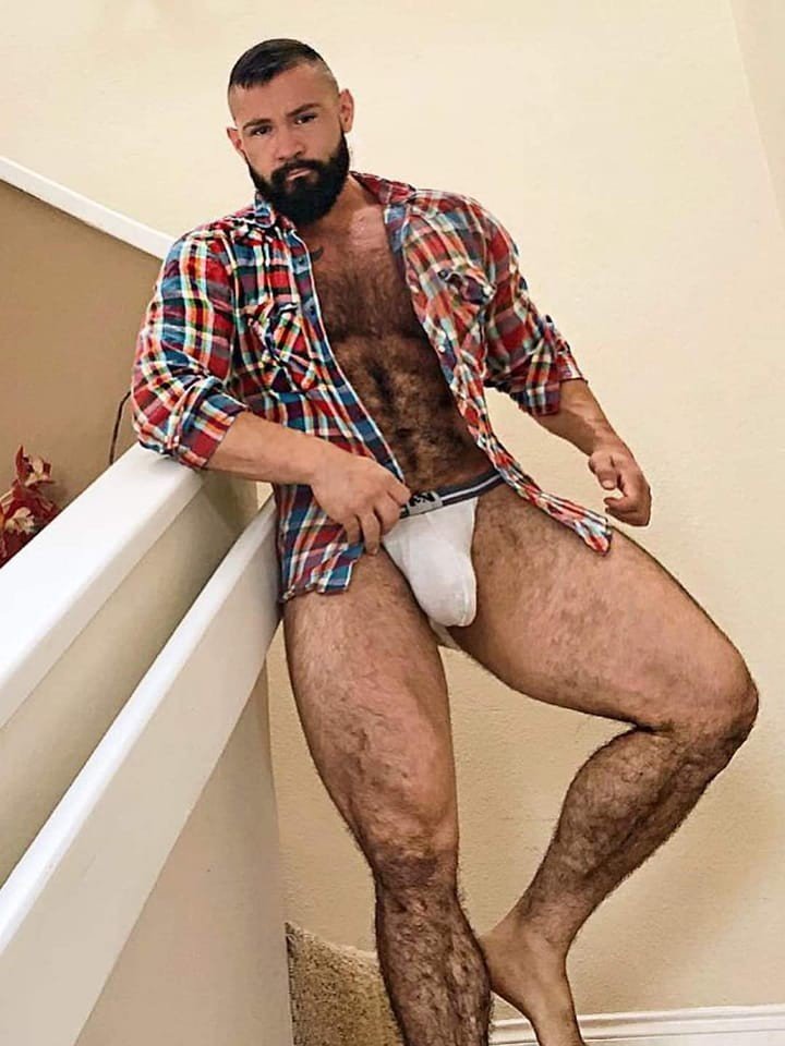 Photo by DirtyDaddyFunStuff with the username @DirtyDaddyPorn, who is a verified user,  December 9, 2023 at 12:23 AM and the text says '#hairy hunks #apmpits'