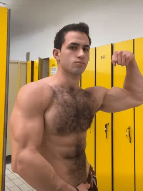 Photo by DirtyDaddyFunStuff with the username @DirtyDaddyPorn, who is a verified user,  May 2, 2024 at 8:31 PM and the text says 'Hot 14 #hung #otters #muscles #hairy'