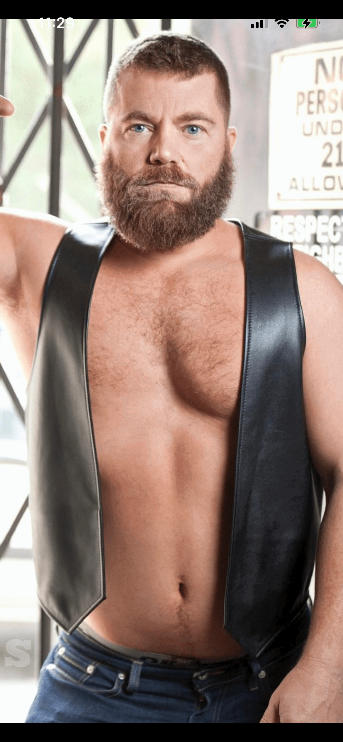 Album by DirtyDaddyFunStuff with the username @DirtyDaddyPorn, who is a verified user,  May 28, 2024 at 12:03 AM and the text says 'Hot Variety #muscles #gingers #beards'