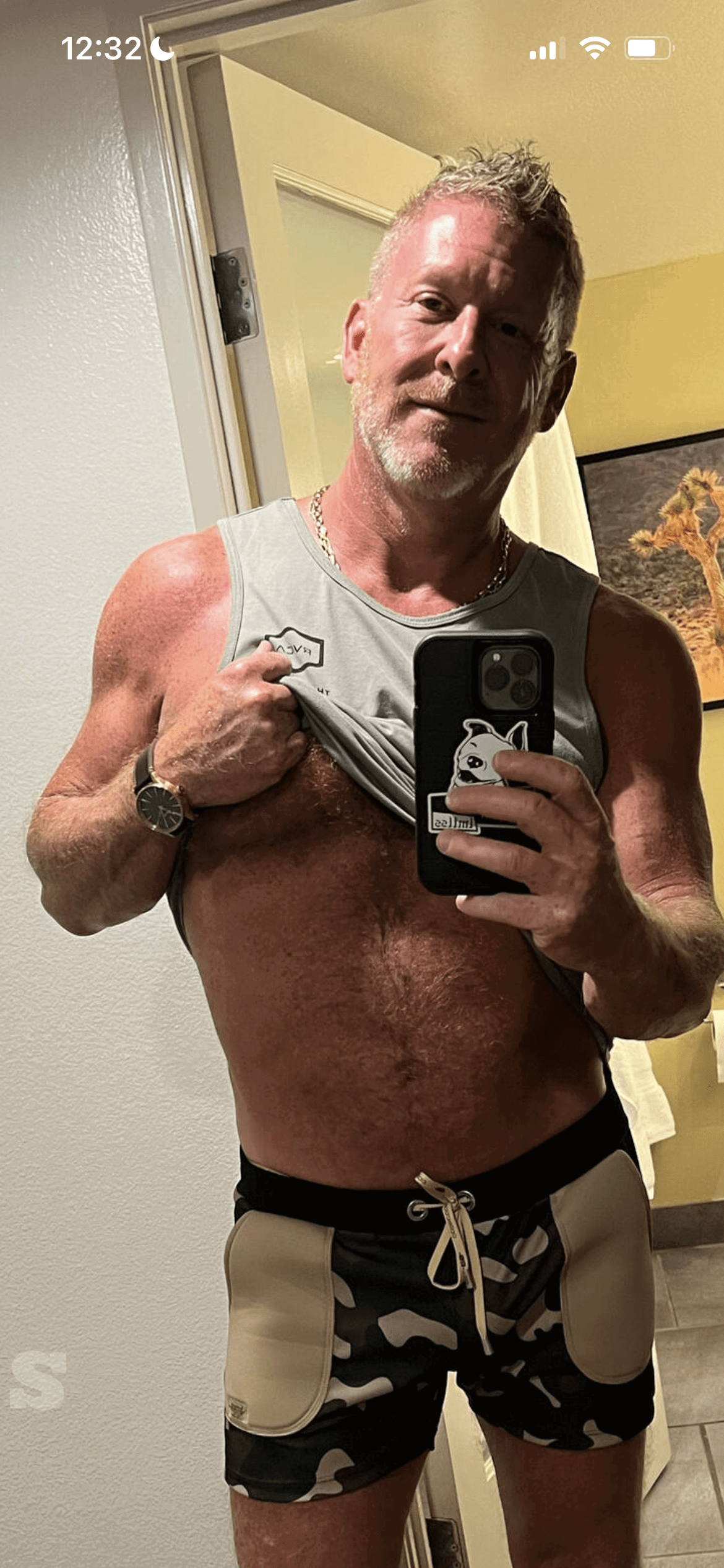 Album by DirtyDaddyFunStuff with the username @DirtyDaddyPorn, who is a verified user,  May 6, 2024 at 11:46 PM and the text says '#hairy #ginger #daddy'