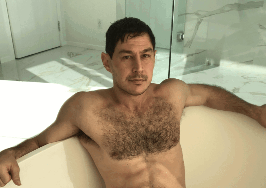 Album by DirtyDaddyFunStuff with the username @DirtyDaddyPorn, who is a verified user,  May 1, 2024 at 10:51 PM and the text says '#butch #studs #hairy #otters #bears #daddies'