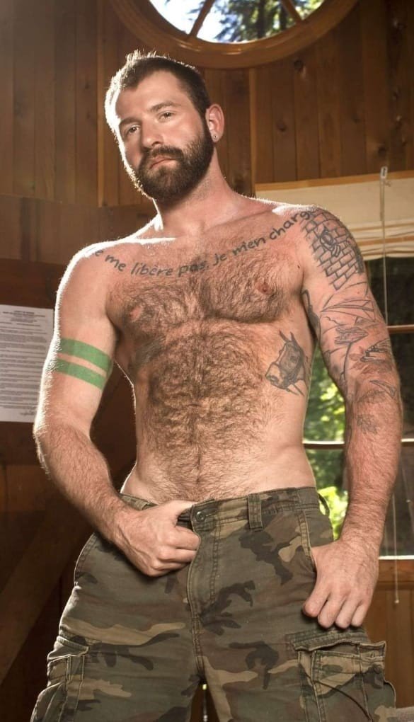 Photo by DirtyDaddyFunStuff with the username @DirtyDaddyPorn, who is a verified user,  May 12, 2024 at 10:29 PM and the text says 'Hot and #hairy #muscles #jockstraps #beards'