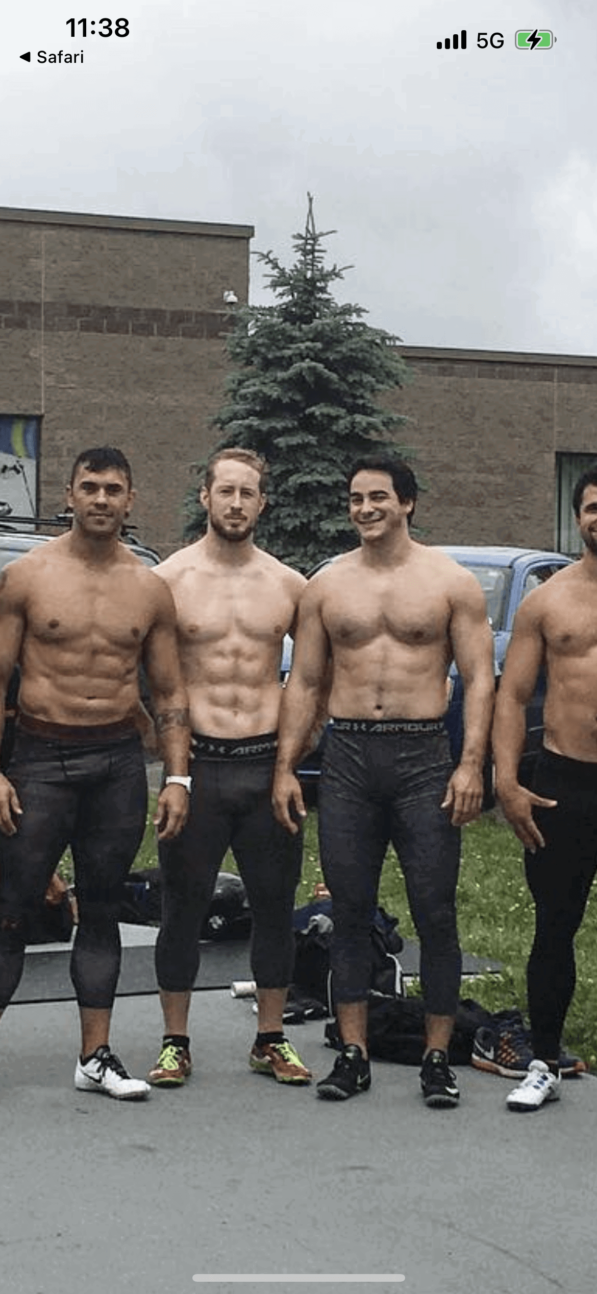 Photo by DirtyDaddyFunStuff with the username @DirtyDaddyPorn, who is a verified user, posted on December 4, 2023 and the text says '#sports #bobsled #muscles #uniforms #olympics'