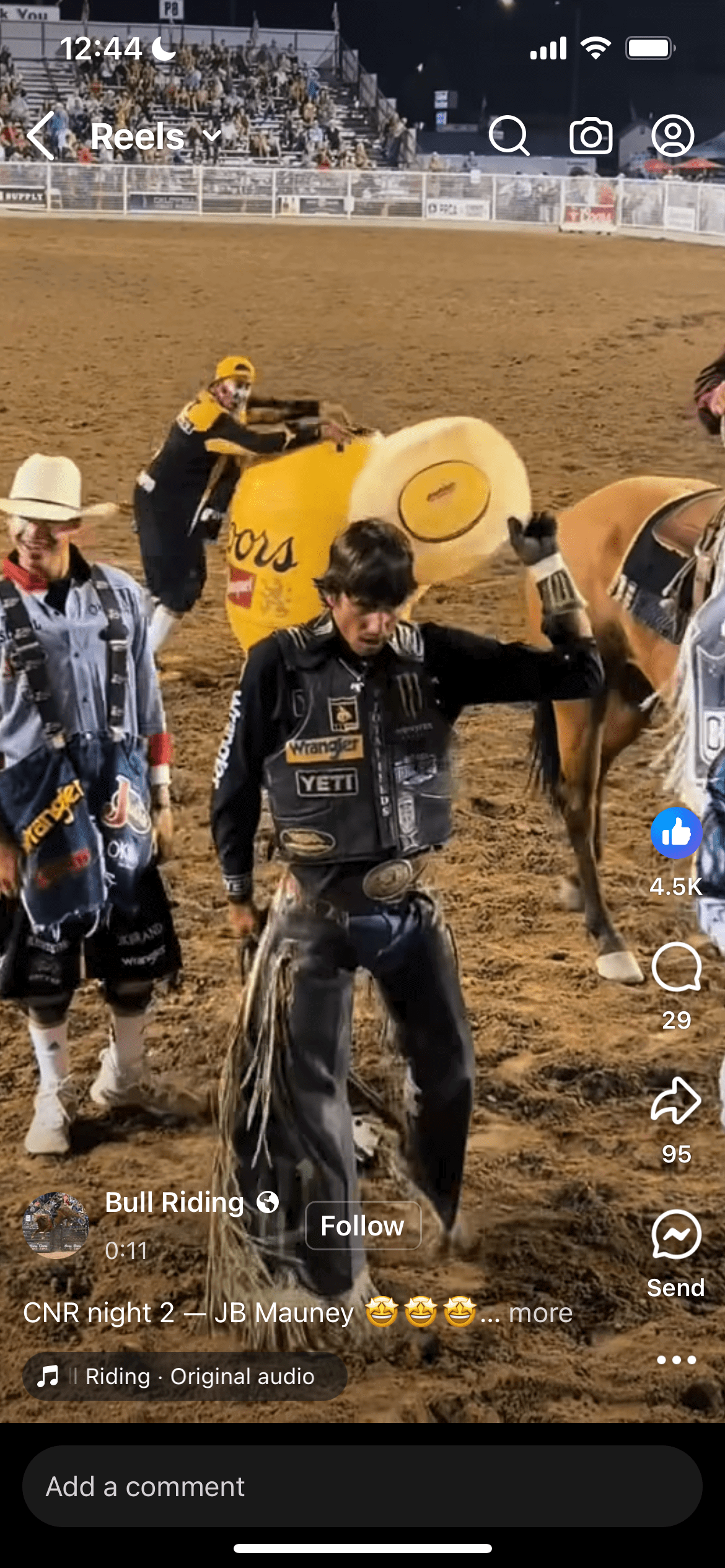 Album by DirtyDaddyFunStuff with the username @DirtyDaddyPorn, who is a verified user,  June 13, 2024 at 6:48 PM and the text says '#Rodeo #sports #leather #cowboys #countryboys #rough'