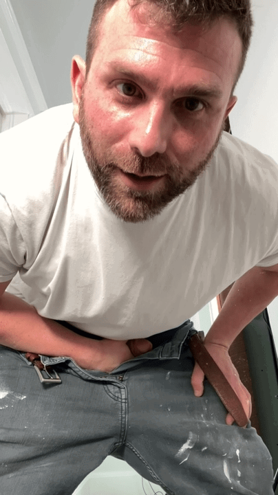 Photo by DirtyDaddyFunStuff with the username @DirtyDaddyPorn, who is a verified user,  May 13, 2024 at 7:45 PM and the text says 'Godling Daddy! #daddy #muscles #hairy #beards #gingers #hung #teaser #stroking'