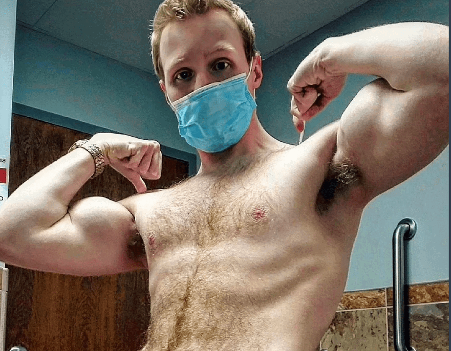 Photo by DirtyDaddyFunStuff with the username @DirtyDaddyPorn, who is a verified user,  May 1, 2024 at 12:38 AM and the text says 'Men4 #otters #armpits #muscles #gingers'