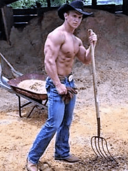 Photo by DirtyDaddyFunStuff with the username @DirtyDaddyPorn, who is a verified user,  February 16, 2024 at 12:26 AM and the text says 'Cowboys on the Farm 2 #farm #farmers #cowboys #countryboys #fucking #hung #hairy #butch #twinks  #hairy #otters'